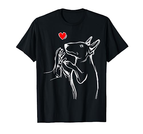 Bullterrier Liebe Hunde Mama Frauchen Hunde T-Shirt von Bullterrier Hunde & Welpen Geschenkideen