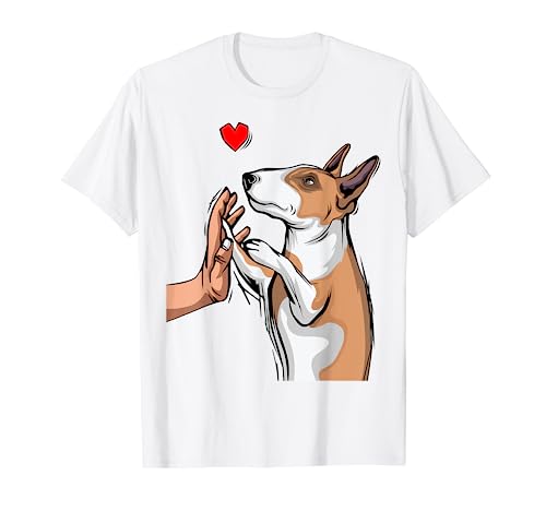 Bullterrier Liebe Mama Bull Terrier Hund T-Shirt von Bullterrier Hunde & Welpen Geschenkideen