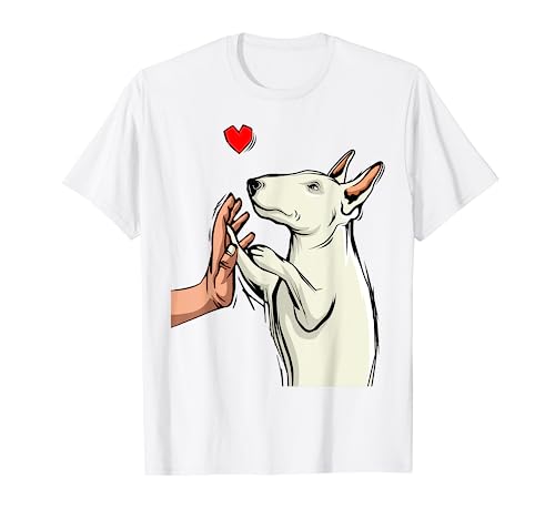 Bullterrier Liebe Mama Bull Terrier Hunde Frauchen T-Shirt von Bullterrier Hunde & Welpen Geschenkideen