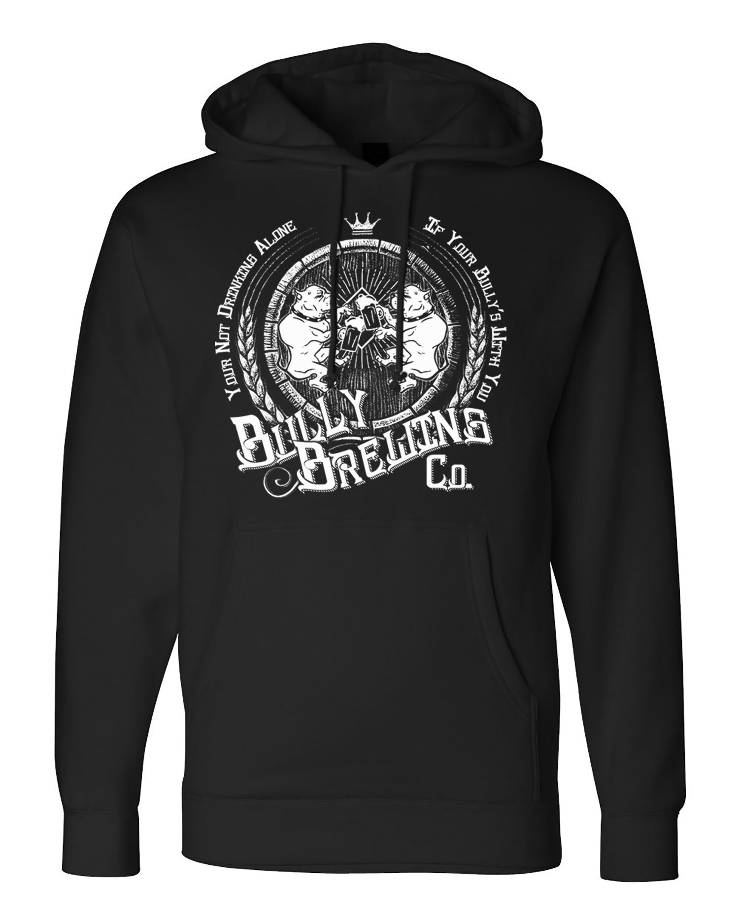 Bully Brauerei Firma Kapuzen Pullover Pitbull Hoodie Pit Bull Kleidung Bierbrauen von BullySupplies