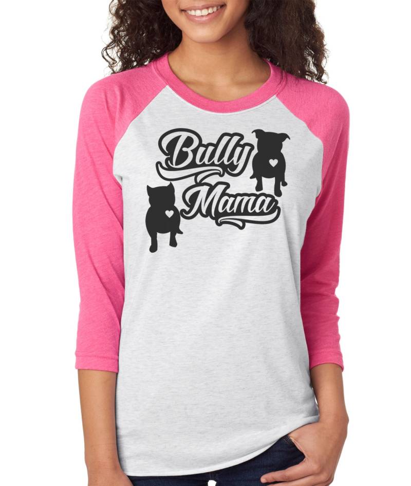 Bully Mama Frauen Pit Bull Shirt Baseball T-Shirt Schwarz, Lila Oder Pink Unisex Êweesizes Xs-3 X 89Bac7A7B7Ae726Ac7E7C0Ed74Be06A1451D0Fe G von BullySupplies