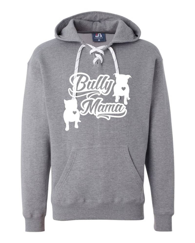 Bully Mama Hoodie Unisex Sport Lace Pullover, Pitbull Design von BullySupplies