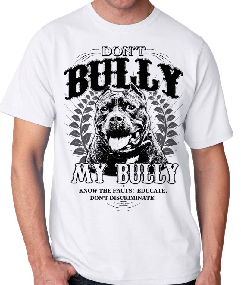 Don't Bully My Green Erwachsenen-T-Shirt Für Pitbull Und Bully-Liebhaber in Den Größen Small Medium Large Xlarge Xxl 3X 4X 5X von BullySupplies
