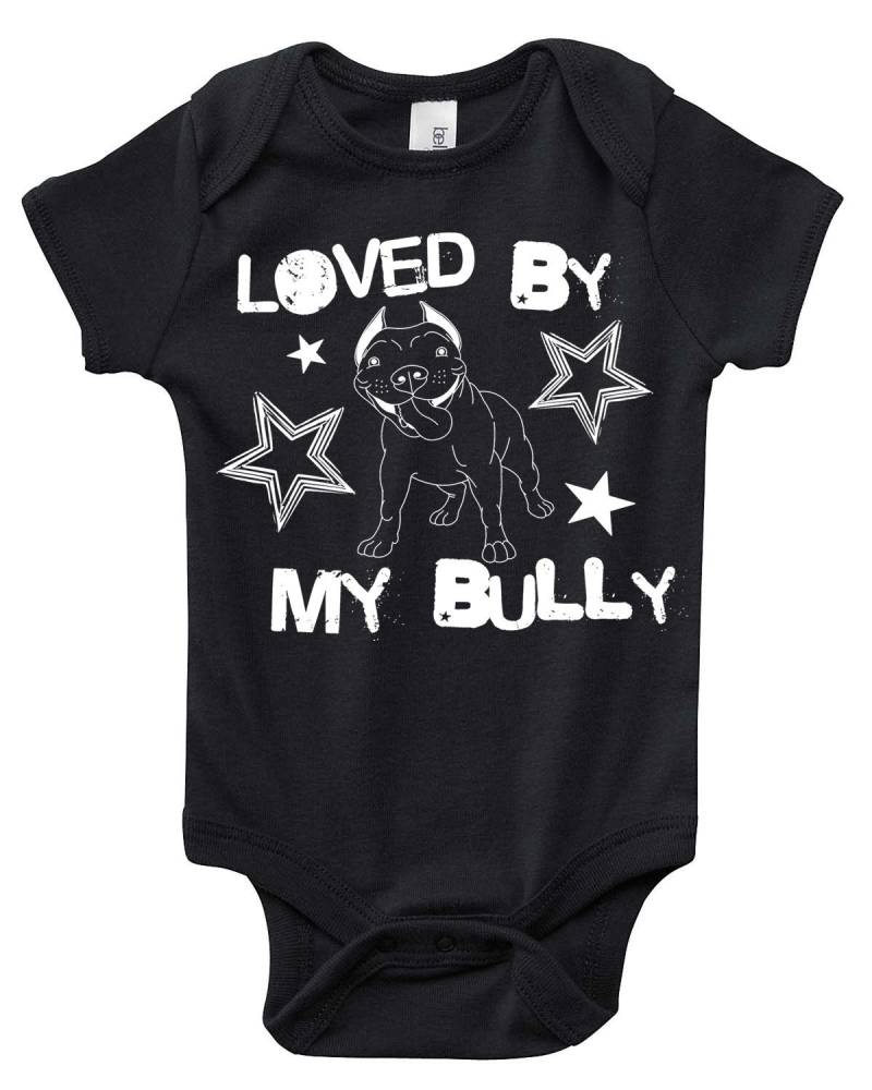 Geliebt Von My Bully Baby Onesie Für Pitbull Und Bully-Rasse-Liebhaber in Den Größen 6 Monate 12 18 von BullySupplies