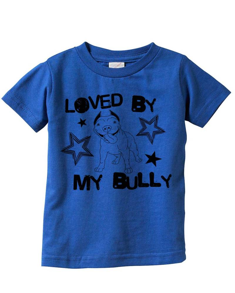 Geliebt Von My Bully Kleinkind T Shirt Für Pitbull Und Rasse Liebhaber Pitbull Hemden Kinder Pit Bull in Größen 2 T-5/6 T von BullySupplies