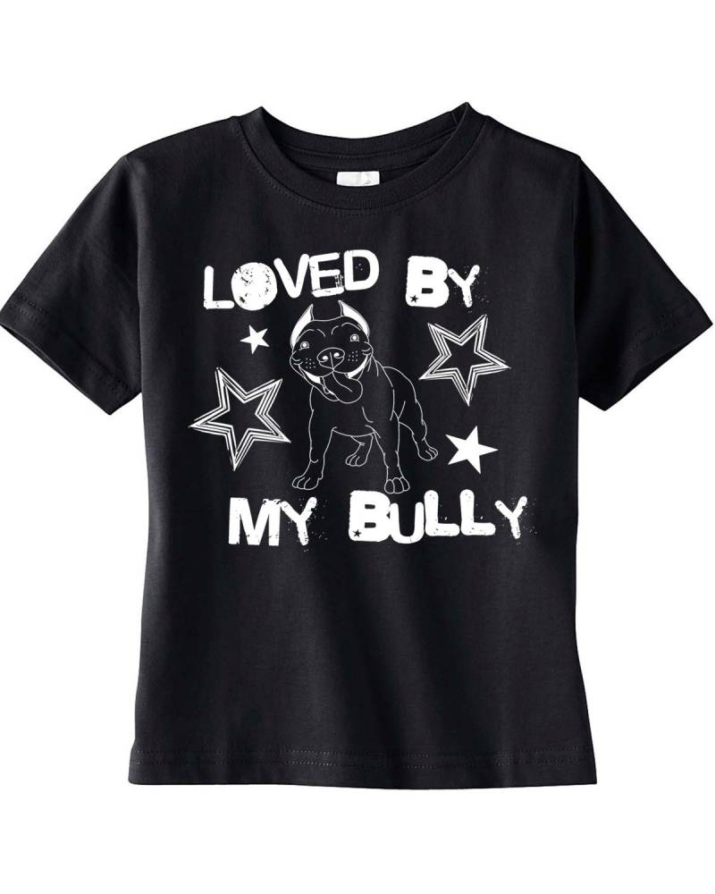 Geliebt Von My Bully Kleinkind T Shirt Für Pitbull Und Rasse Liebhaber Pitbull Hemden Kinder Pit Bull in Größen 2 T-5/6 T von BullySupplies