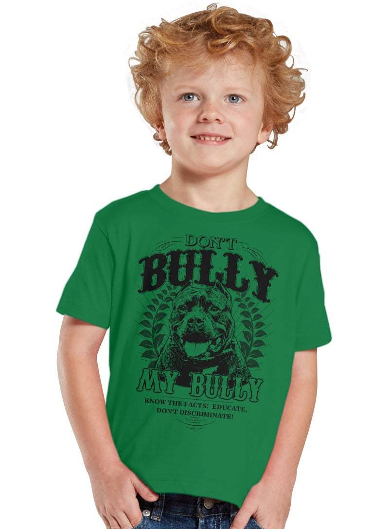 Nicht Bully Mein Bully-Kleinkind-T-Shirt Für Pitbull Und Rasse Liebhaber Kleinkind Pitbull Hemden Pit Bull T-Shirt in Den Größen 2 T-5/6 T von BullySupplies
