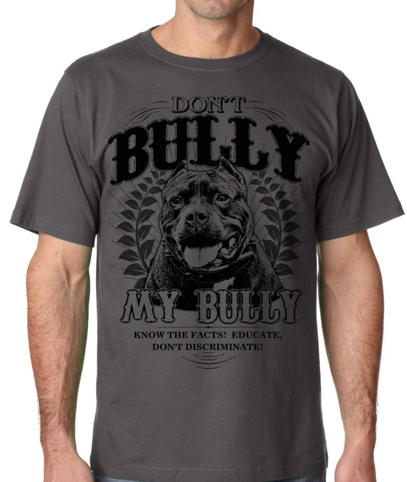Nicht Bully My Holzkohle Erwachsenen T-Shirt Für Pitbull Und Bully-Rasse-Liebhaber in Der Größe Klein Mittel Groß Xlarge Xxl 3 X 4 5 X von BullySupplies