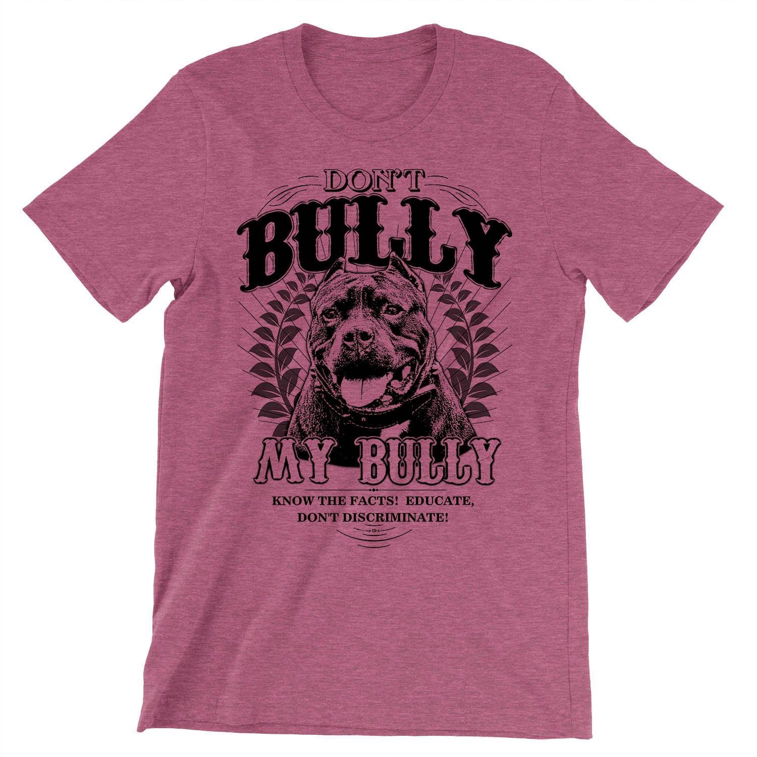 Nicht Mein Bully Pitbull Shirt Für Erwachsene Unisex Dimensionierung Xs-4 X von BullySupplies