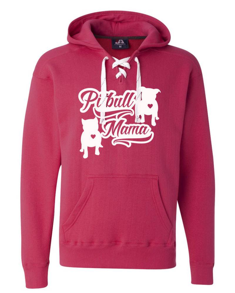 Pitbull Mama Unisex Sport Spitze Hoodie Pitbull Pit Bull Pullover Kleidung Bully von BullySupplies