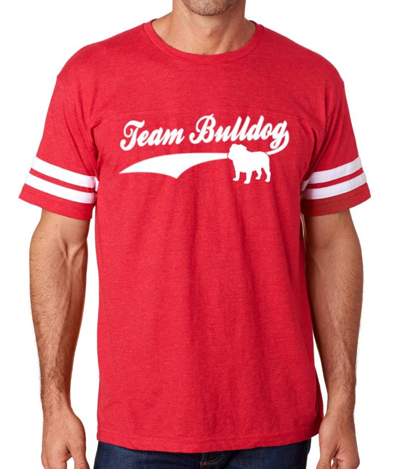 Team Bulldog Jersey-Shirt Männer Fußball-T-Shirt von BullySupplies