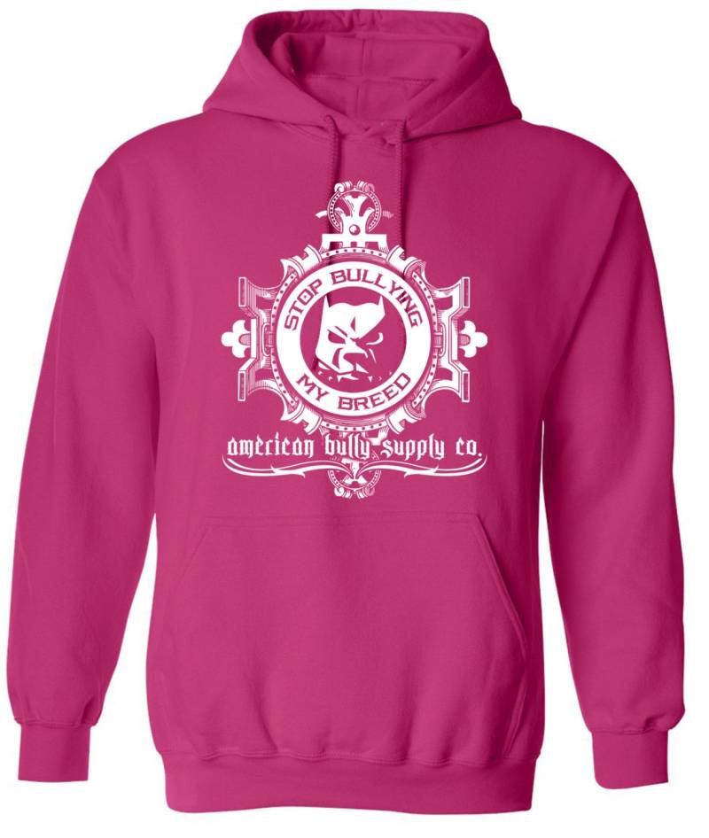 stoppt Mobbing Meine Rasse Pitbull Unisex Hoodie Für Pitbull-Liebhaber Pitbull Und Bully Liebhaber von BullySupplies