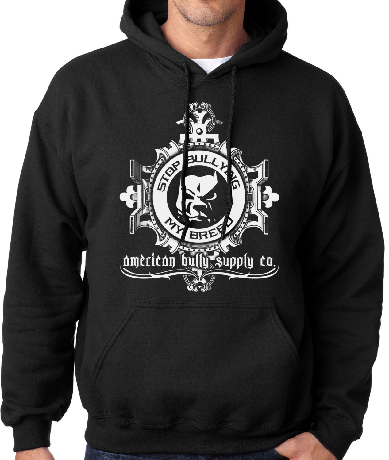 stoppt Mobbing Meine Rasse Pitbull Unisex Hoodie Für Pitbull-Liebhaber Pitbull Und Bully Liebhaber von BullySupplies