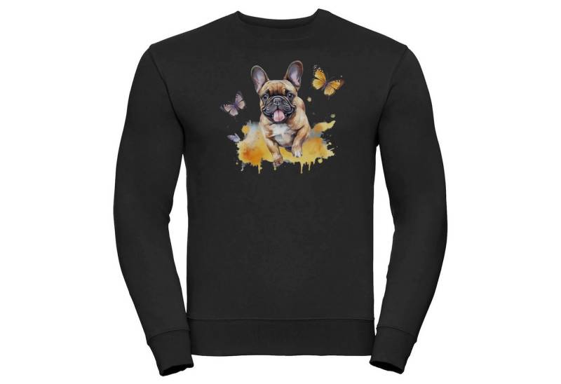 Bullyfriend Sweatshirt Bullyfriend Sweatshirt mit Französischer Bulldogge Frontprint von Bullyfriend