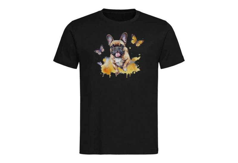 Bullyfriend T-Shirt Bullyfriend T-Shirt mit Französische Bulldogge Frontprint Aus Baumwolle von Bullyfriend