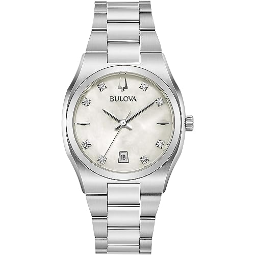 Bulova Donna Analog-Digital Quarz Uhr mit Edelstahl Armband 96P218 von Bulova