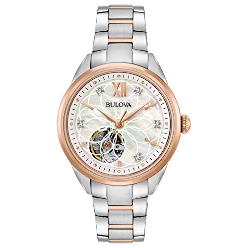 Bulova 98P170 Classic Sutton Uhr Damenuhr Edelstahl Bicolor 3 bar Analog Bicolor von Bulova