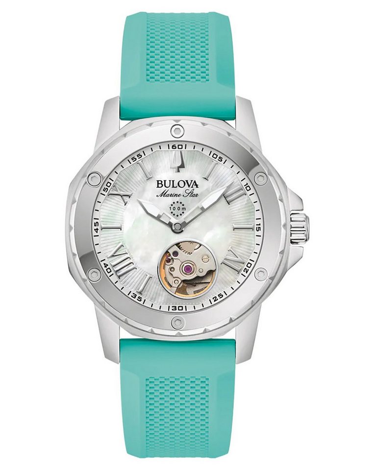 Bulova Automatikuhr Automatik Marine Star Türkis von Bulova