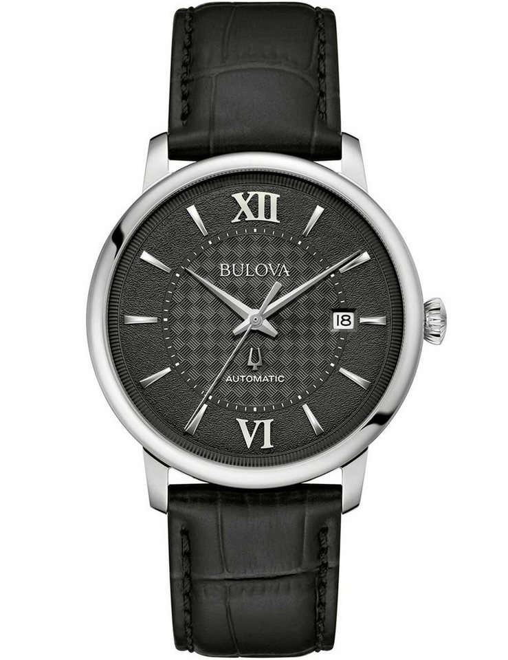 Bulova Automatikuhr Bulova 96B441 Herrenuhr Hudson Automatik 39mm 3ATM Bulova 96B441 Herrenuhr Hudson Automatik 39mm 3ATM von Bulova