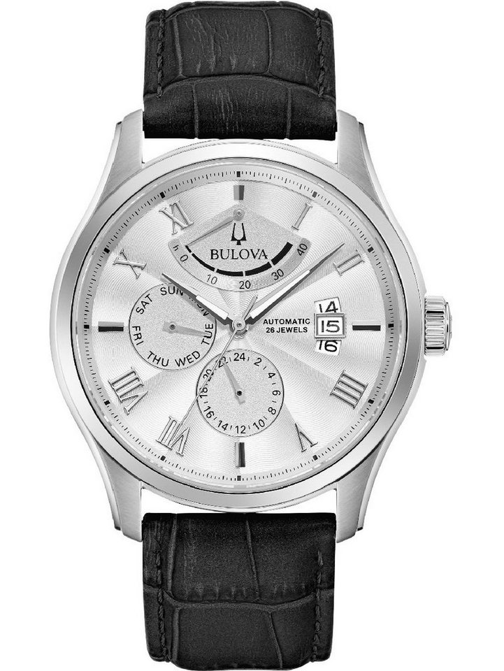 Bulova Automatikuhr Bulova 96C141 Wilton Automatik Herrenuhr 43mm 3ATM von Bulova