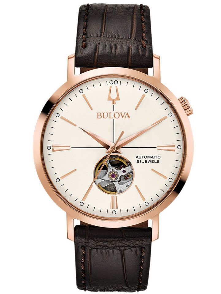 Bulova Automatikuhr Bulova 97A136 Klassik Automatik Herrenuhr 41mm 3ATM Bulova 97A136 Klassik Automatik Herrenuhr 41mm 3ATM von Bulova