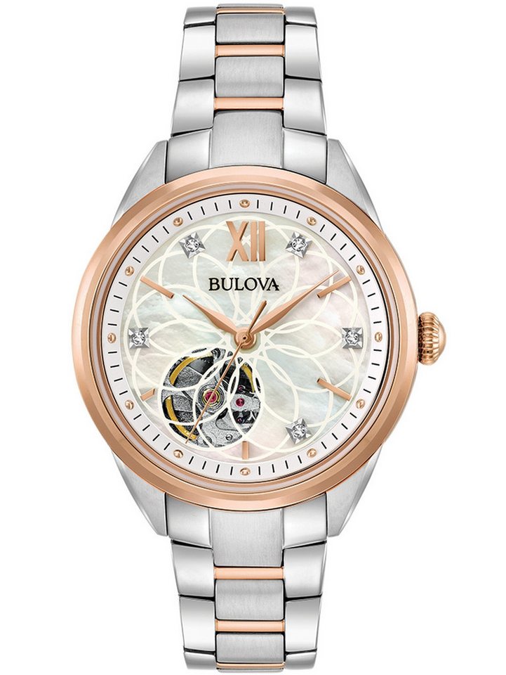 Bulova Automatikuhr Bulova 98P170 Klassik Automatik Damenuhr 34mm 3ATM Bulova 98P170 Klassik Automatik Damenuhr 34mm 3ATM von Bulova