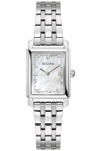 Bulova Damen Analog Classic Uhr mit Edelstahl Armband 96P244 von Bulova