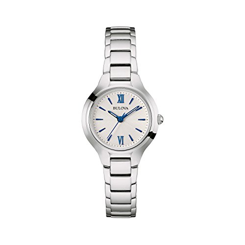 Bulova Damen Analog Quarz Uhr mit Edelstahl Armband 96L215 von Bulova