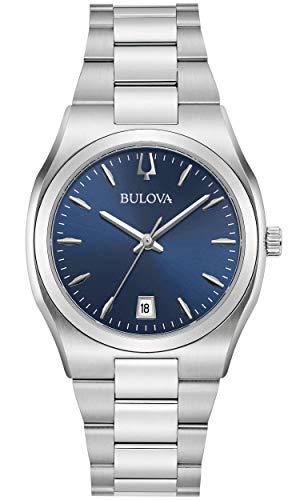 Bulova Damen Analog Quarz Uhr mit Edelstahl Armband 96M157 von Bulova