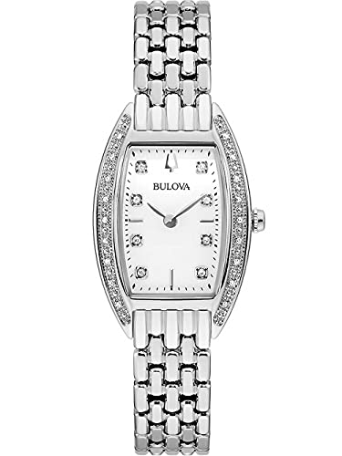 Bulova Damen Analog Quarz Uhr mit Edelstahl Armband 96R244 von Bulova