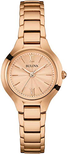 Bulova Damen Analog Quarz Uhr mit Edelstahl Armband 97L151 von Bulova