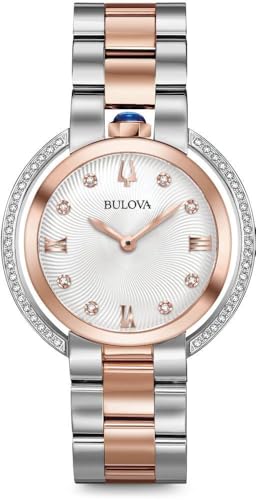 Bulova Damen Analog Quarz Uhr mit Edelstahl Armband 98R247 Bulova Damen Analog Quarz Uhr mit Edelstahl Armband 98R247 von Bulova