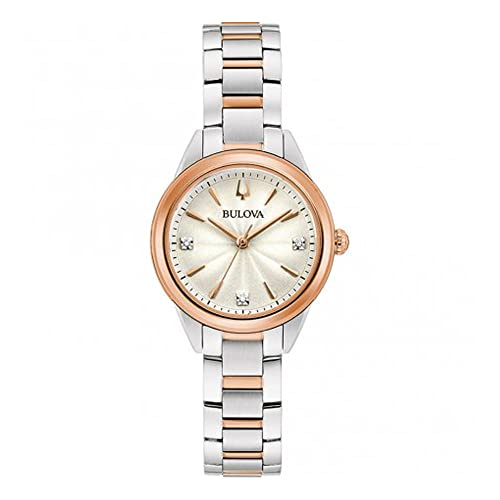 Bulova Herren Analog Automatik Uhr mit Edelstahl Armband 98P200 von Bulova