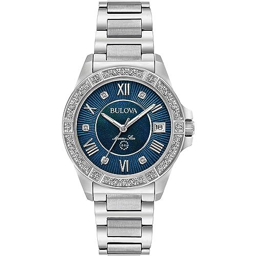 Bulova Herren Analog Automatik Uhr mit Edelstahl Armband 96R215 von Bulova