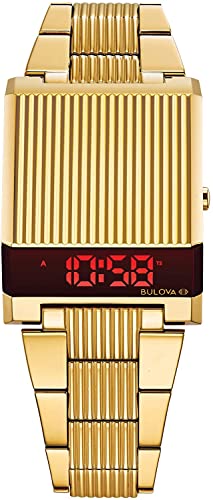 Bulova Herren Analog Quarz Uhr mit Edelstahl Armband 97C110 von Bulova