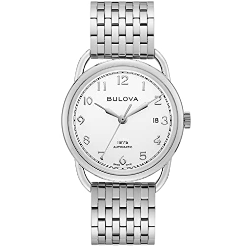 Bulova Herren Automatik Armbanduhr aus Edelstahl - Swiss Made Limited Edition - 96B326 von Bulova