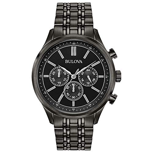 Bulova Herren Chronograph Quarz Uhr mit Edelstahl Armband 98A217 von Bulova