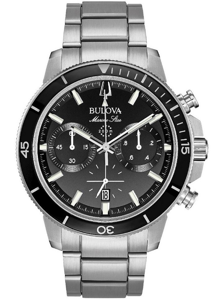 Bulova Quarzuhr Bulova 96B272 Marine Star Chronograph Herrenuhr 45mm 20ATM Bulova 96B272 Marine Star Chronograph Herrenuhr 45mm 20ATM von Bulova