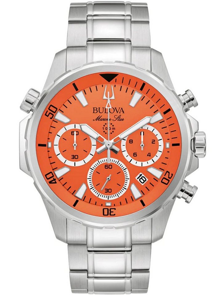Bulova Quarzuhr Bulova 96B395 Marine Star Herrenuhr Chronograph 47mm 10ATM Bulova 96B395 Marine Star Herrenuhr Chronograph 47mm 10ATM von Bulova