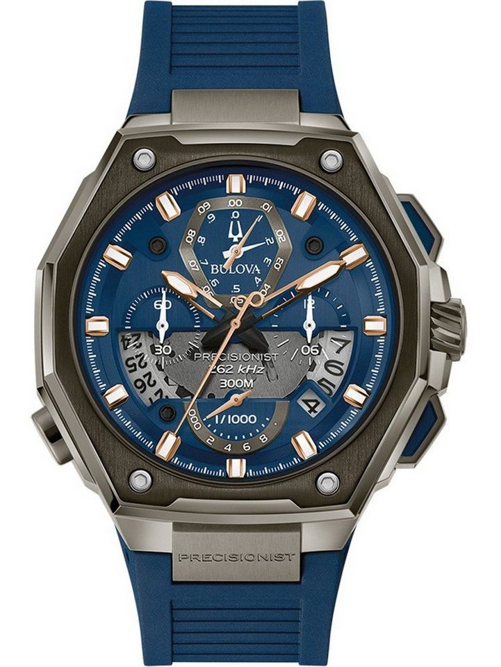 Bulova Quarzuhr Bulova 98B357 Precisionist Chronograph Herrenuhr 46mm 30ATM Bulova 98B357 Precisionist Chronograph Herrenuhr 46mm 30ATM von Bulova