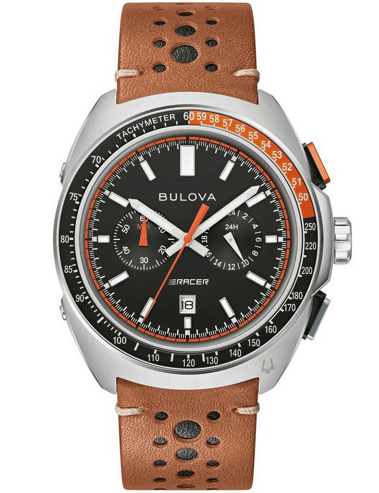 Bulova Quarzuhr Bulova 98B427 Herrenuhr Racer Chronograph 42mm 10ATM Bulova 98B427 Herrenuhr Racer Chronograph 42mm 10ATM Bulova Quarzuhr Bulova 98B427 Herrenuhr Racer Chronograph 42mm 10ATM Bulova 98B427 Herrenuhr Racer Chronograph 42mm 10ATM von Bulova