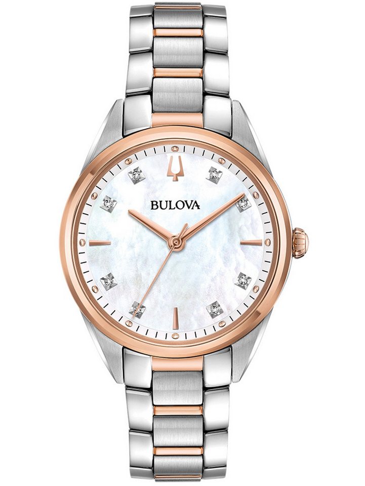 Bulova Quarzuhr Bulova 98P183 Klassik Damenuhr 34mm 3ATM Bulova 98P183 Klassik Damenuhr 34mm 3ATM von Bulova