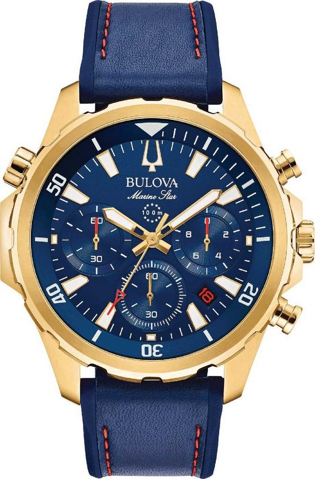 Bulova Quarzuhr Herrenuhr mit Chrono - Bulova Modell: 97B168 von Bulova