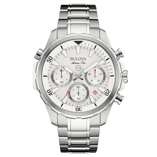 Uhr Bulova Marine Star Chronograph Stahl 96b255 von Bulova