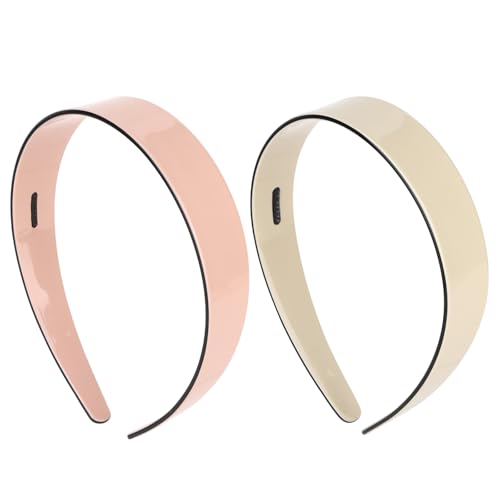 Bumlofa 2 Stück Acetat-Haarreifen Damen - Einfache und Eleganter Haarreif von Bumlofa