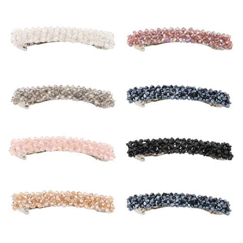 Bumlofa Strass-Haarspangen für Damen, 8 Stück, mehrfarbig, vergoldete Haarnadeln, Accessoires für Damen, Hochzeit, Alltag Bumlofa Strass-Haarspangen für Damen, 8 Stück, mehrfarbig, vergoldete Haarnadeln, Accessoires für Damen, Hochzeit, Alltag von Bumlofa