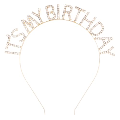 Bumlofa Diadem Mädchen Glitzer Haarreif 'It's My Birthday' – Perfekter Birthday Girl Accessoire für Geburtstag von Bumlofa