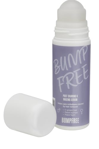 BumpFree Serum gegen Rasierpickel, eingewachsene Haare & Rasurbrand – Pflege nach der Rasur für Männer & Frauen – 90ml Roll-On von Bumpfree