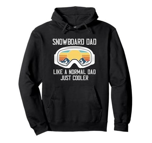 Snowboard Dad Like a Normal Dad Lustiges Snowboard Geschenk Männer Pullover Hoodie von Buncho Gifts