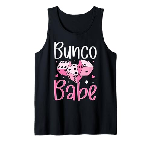 Bunco Babe Lustiger Bunco-Spieleabend für Damen Tank Top von Bunco Game Night Bunco Player Apparel Co.